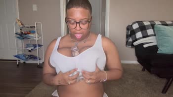 Didi Daloress's Ebony Delight: Big Natural Tits and Sloppy Sucking