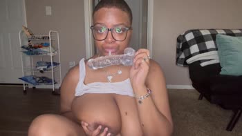 Didi Daloress's Ebony Delight: Big Natural Tits and Sloppy Sucking