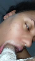 Perverted Ebony's Insane Mouth Devours Cock in 60FPS Anal Creampie