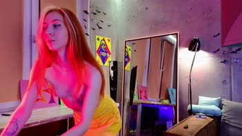 Izi_fox's Sizzling Solo - Red Head Korean Cutie Cums Hard