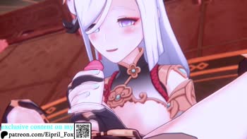 FoxEpril - Shenhe's Creamy Surprise in Genshin Impact Hentai