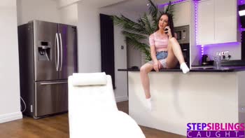 Effie Snow Puts Her Stepbrother's Fingers & Cock to Good Use