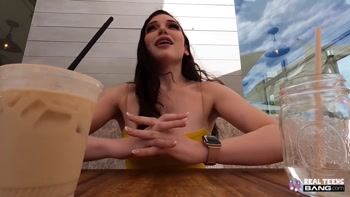 Lily Lou's Sizzling Casting: First Porn Debut in Public POV