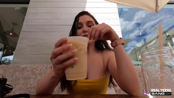 Lily Lou's Sizzling Casting: First Porn Debut in Public POV