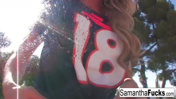 Samantha Saint's Sizzling BJ Leads to a Creamy Creampie