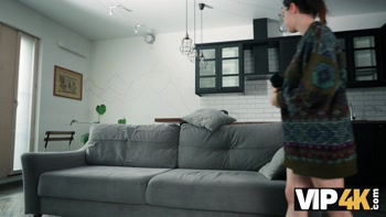 VIP4K. Threesome with a big-titted virgin. Hot sex with Remido & Olivia Westsun