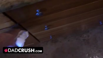 DadCrush - Strict Stepdad Spanks And Disciplines His Naughty Stepdaughter For Misbehaving In Class