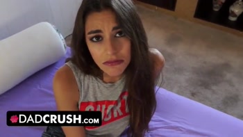 DadCrush - Strict Stepdad Spanks And Disciplines His Naughty Stepdaughter For Misbehaving In Class