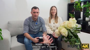 HUNT4K. Just a flower bouquet and I’ll suck your cock!