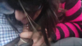 stalPhoenix's Steamy Car Blowjob: Latina Goth Femboy Pleasure