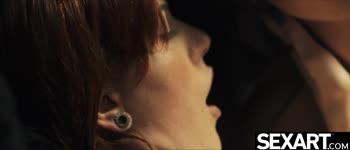 Bambi Joli & Anna Swix: Teen (18+) Lesbians Turned On by Porn, Copying Every Move