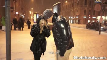 Erick Lewis Craves Blonde Teen (18+)'s Winter Fling