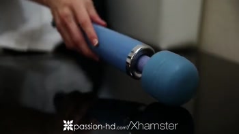 Passion-HD - Blondie Sammie Daniels uses toys before fuck