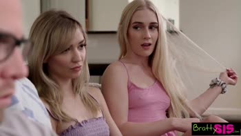 Emma Starletto's Step Brother Fantasy: Big Dick, Blonde Blowjob Delight