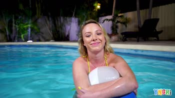 Blonde Teen (18+) Dixie Lynn's Scorching Outdoor Fuck Fest