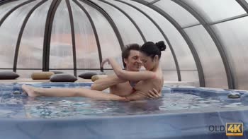 Angie Moon's Hot Czech Teen (18+) Seduction on White Couch