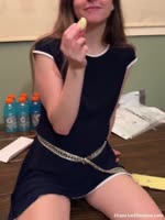 Damien Soft's Teen (18+) Girlfriend Teases & Tames in Sexy Dress
