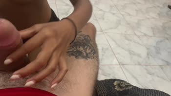 Tinyasiantrue's Petite Delight: POV Blowjob & Cumshot on Those Adorable Small Tits
