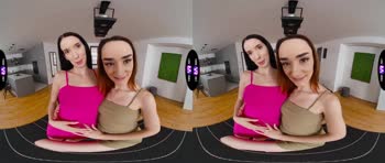 Girlish Delights: Alie Zaffyre & Jasmine Jayne's Virtual Reality Fun