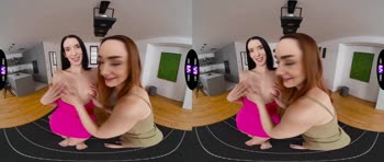 Girlish Delights: Alie Zaffyre & Jasmine Jayne's Virtual Reality Fun