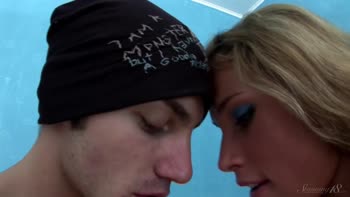Sandra's Anal Delight: Hard Cock Swallows and Throat Fills