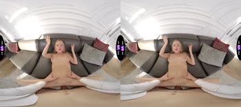 Blonde Babe's Sizzling VR Affair: Cum-Swollen Blowjob & Acrobatic Sex