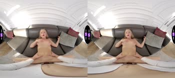 Blonde Babe's Sizzling VR Affair: Cum-Swollen Blowjob & Acrobatic Sex