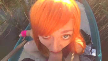 KiraFri's Outdoorsy POV Blowjob Delight