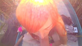 KiraFri's Outdoorsy POV Blowjob Delight