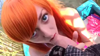 KiraFri's Outdoorsy POV Blowjob Delight
