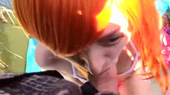 KiraFri's Outdoorsy POV Blowjob Delight
