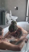 RioPolll Teases Roxyfunhot in Steamy Shower Doggy Style