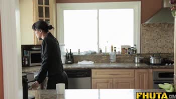 Dana Vespoli gets double dipped and swallows cum
