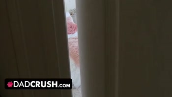 DadCrush - Busty Teen (18+) Stepdaughter Bounces Her Thick Ass On Stepdaddy's Cock And Makes Him Cum