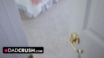 DadCrush - Busty Teen (18+) Stepdaughter Bounces Her Thick Ass On Stepdaddy's Cock And Makes Him Cum