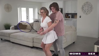 "Do you know how to use your dick better than a tennis racket?" Milf Cory Chase Asks Stepson - S19:E9