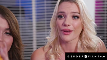 Blonde Goddess Smashed By Sizzling Trans Amateurs in Steamy Threesome