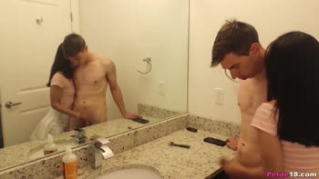 Pocket Sized Babe Got Impaled By his Monster Cock