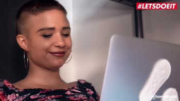 Gabi Gold's Big Tits Take On Darrell Deeps' BBC in Horny Hostel