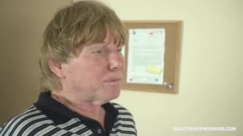 Young Nurse Tempts Elderly Doc's Desire
