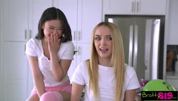 Lulu Chu Teases Stepbro, Demands Cum