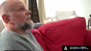 Renata Fox's Redhead Temptation Satisfies Old Man's Cravings