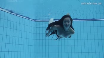 Dive into Naked Bliss: Stunning Girls Swim Underwater