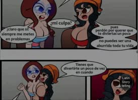 LatinStorytelling's Big Ass Latina Lesbians in Cartoon Comics