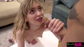 Bratty Sis - Losing Game Gets Her Big Brothers Big Cock!