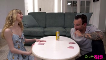 Bratty Sis - Losing Game Gets Her Big Brothers Big Cock!