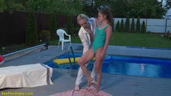 Nicole Murkovski's Outdoor Acrobatic Seduction