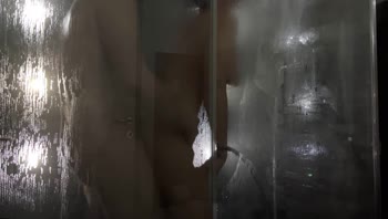 ManMaxCum's Step Sibling Shower Surprise: Petite Brunette Steamy Sex