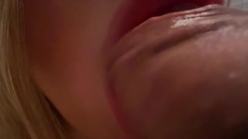 MyLeloo's Sizzling Close-Up Blowjob: Cum in My Mouth