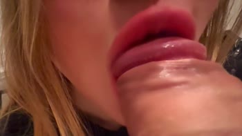 MyLeloo's Sizzling Close-Up Blowjob: Cum in My Mouth